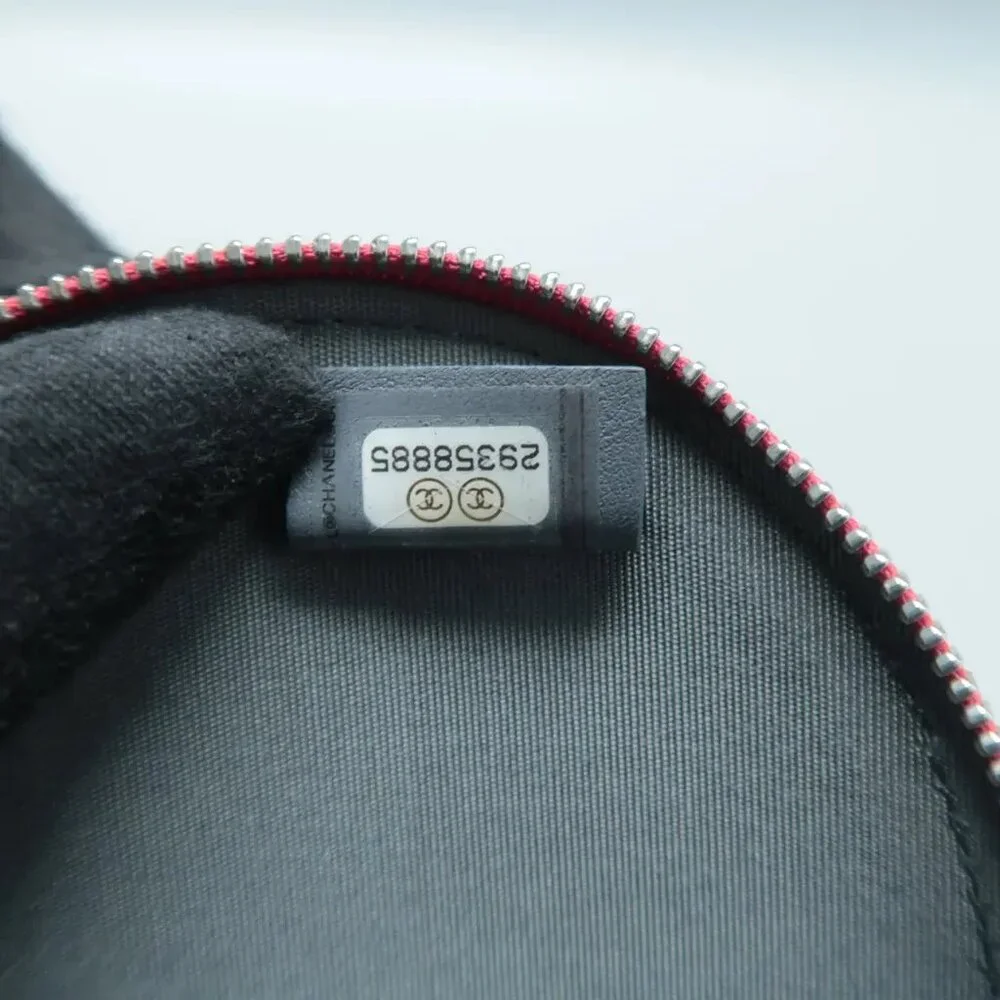 100% Authentic CHANEL Gray&Pink Leather Shoulder Bag 1596-101424 - Picture 11 of 12